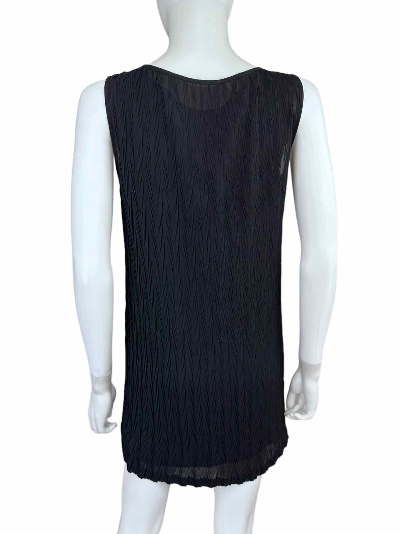 Vivienne Tam Black Textured Pattern Dress Size 1
