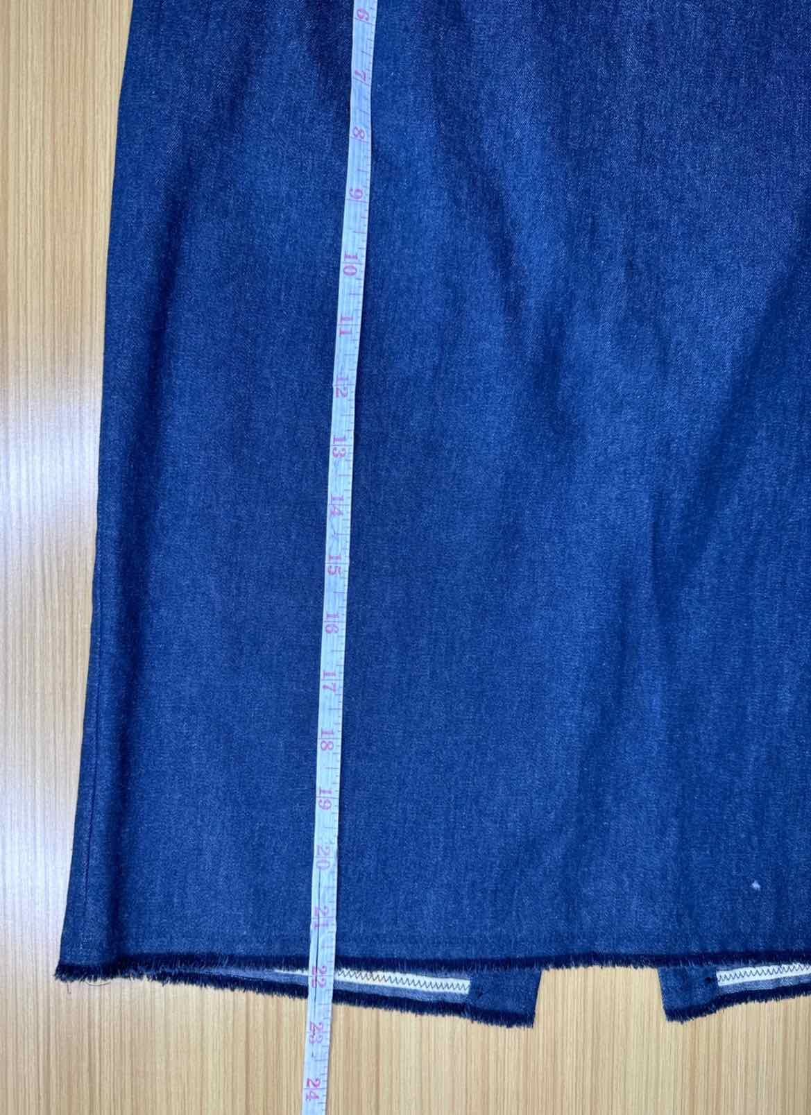 miu miu Blue Cotton Pencil Skirt Size 38