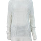 J. Crew White Organic Cotton Cable Knit Sweater Size M