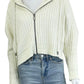 bella dahl Ivory Chenille Sweater Jacket Size S