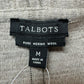 Talbots Brown Merino Wool Knit Cardigan Size M