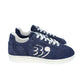 33.9 Women's Navy Blue Suede Signature Sneaker Size 37