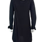 A.L.C. Black Shift Mini Dress Size L