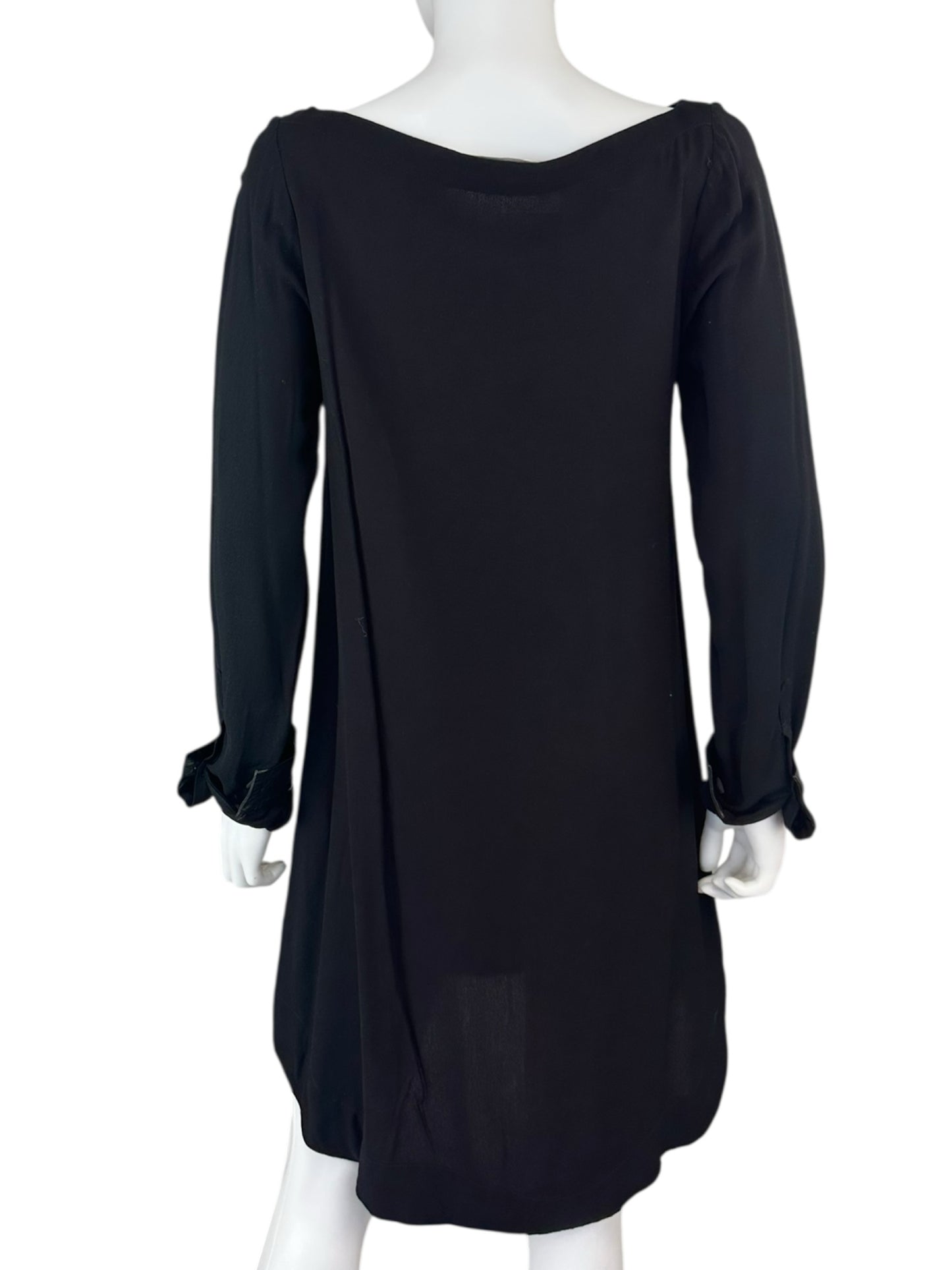 A.L.C. Black Shift Mini Dress Size L
