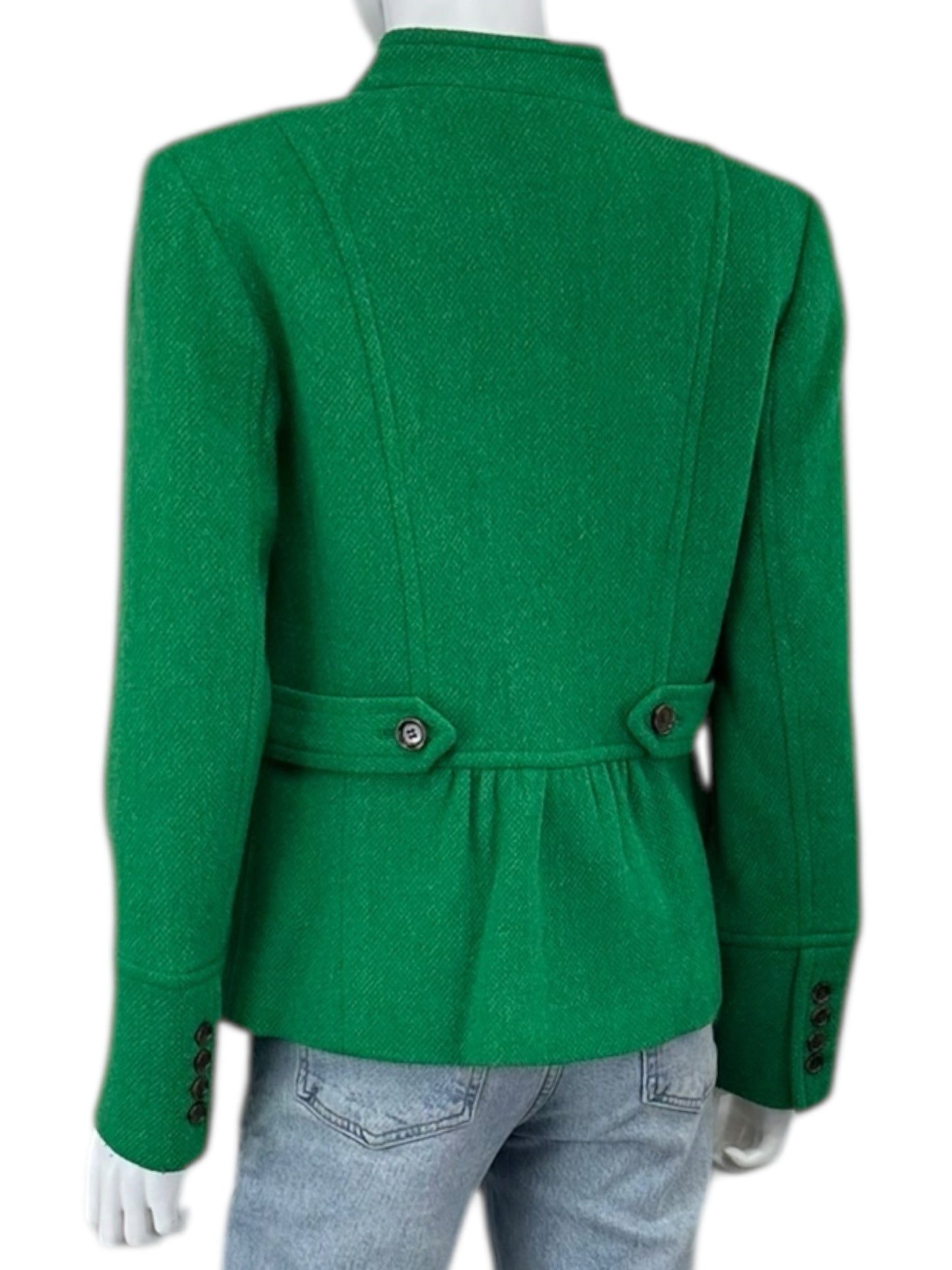 Talbots Green Wool Blend Jacket Size 6