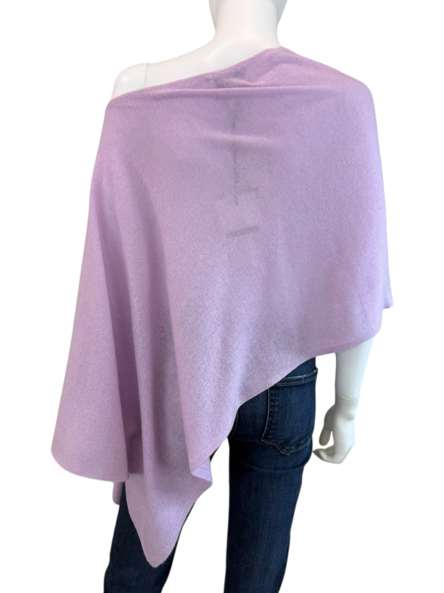 Rachel Zoe NWT Lilac 100% Cashmere Poncho Size O/S