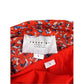 The Shirt by Rochelle Behrens Red Ruffled Tiered Mini Dress Size L