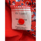 The Shirt by Rochelle Behrens Red Ruffled Tiered Mini Dress Size L