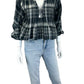Pilcro Black and White Blouse Size XS
