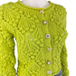 heartloom NWT Green Caspian Cardigan Size XS