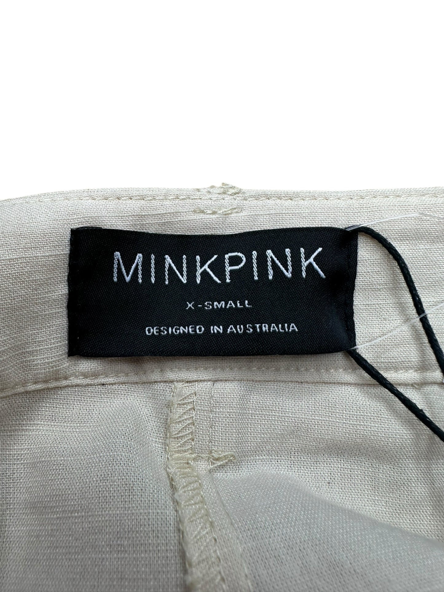 mink pink Cream Wide Pant NWT Size XS