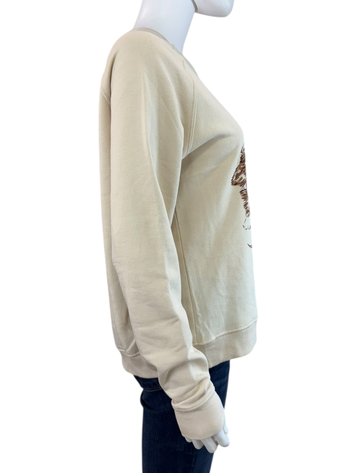 Maeve NWT Cream Animal Friends Crewneck Sweatshirt Size S