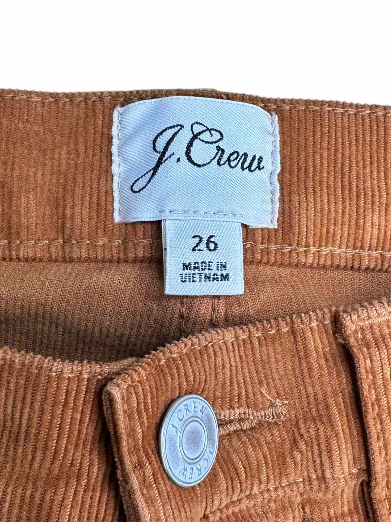 J. Crew Corduroy Pants Size 26