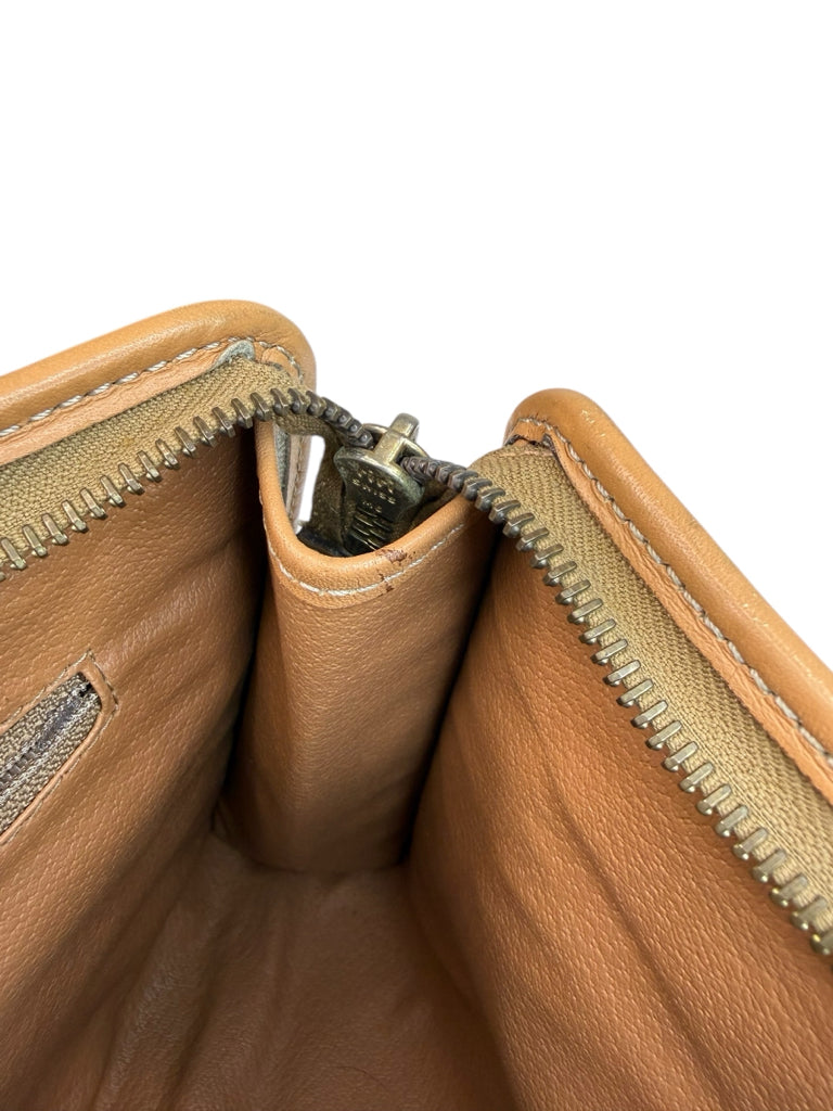 CELINE Vintage Beige Macadam Clutch