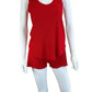P.J. Salvage Red Two Piece Set Size 8