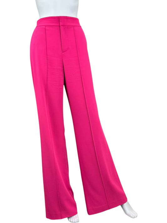 alice & olivia Hot Pink Dylan High Waisted Leg Pants Size 6