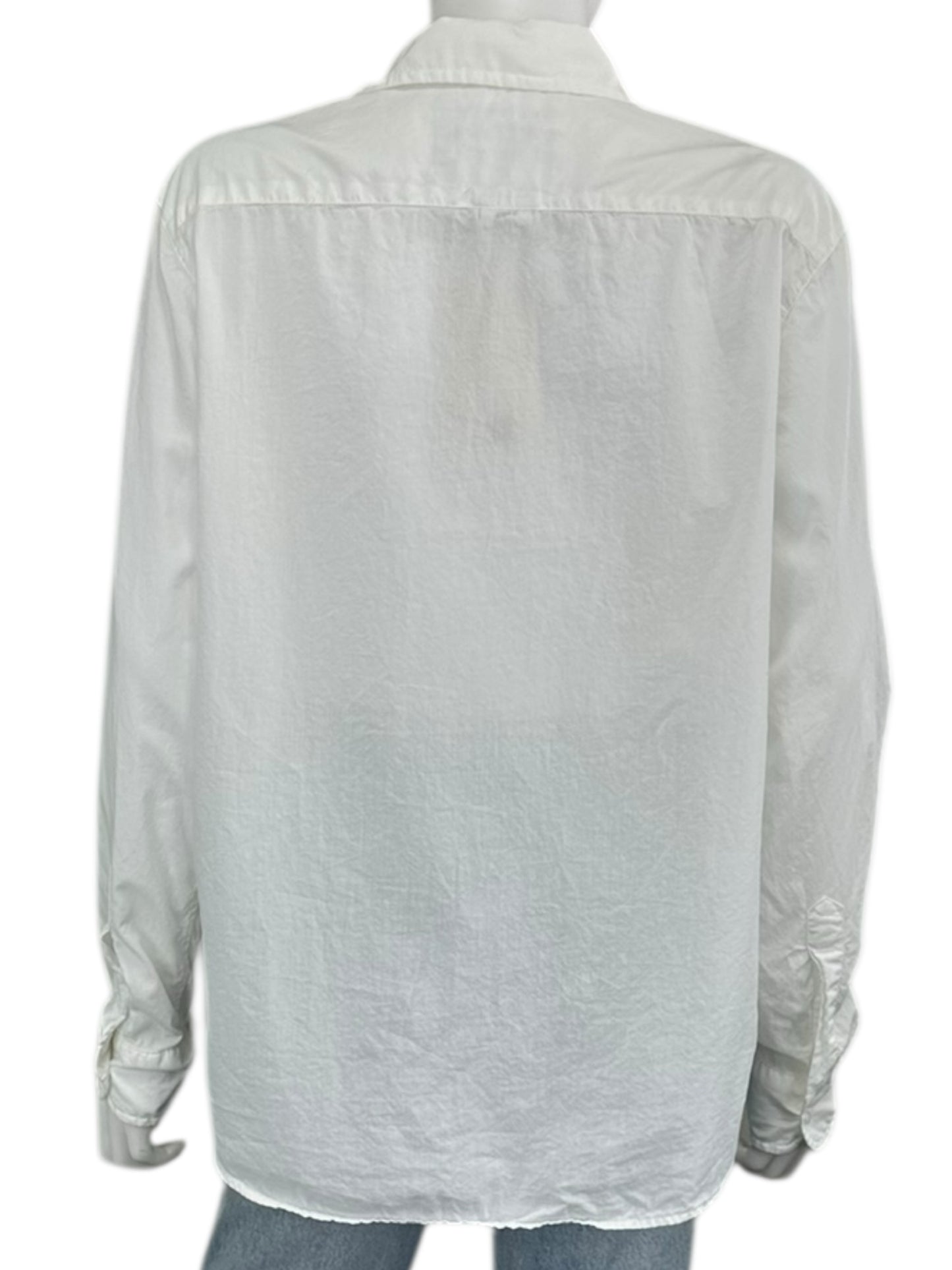 Frank & Eileen White Button-Down Shirt Size M