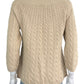 Talbots NWT Tan Cable Knit Sweater Size S