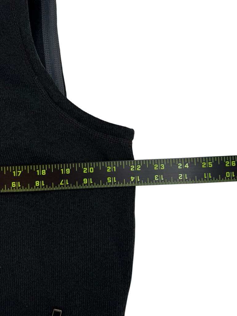 Peter Millar Black Fleece Knit Vest Size M