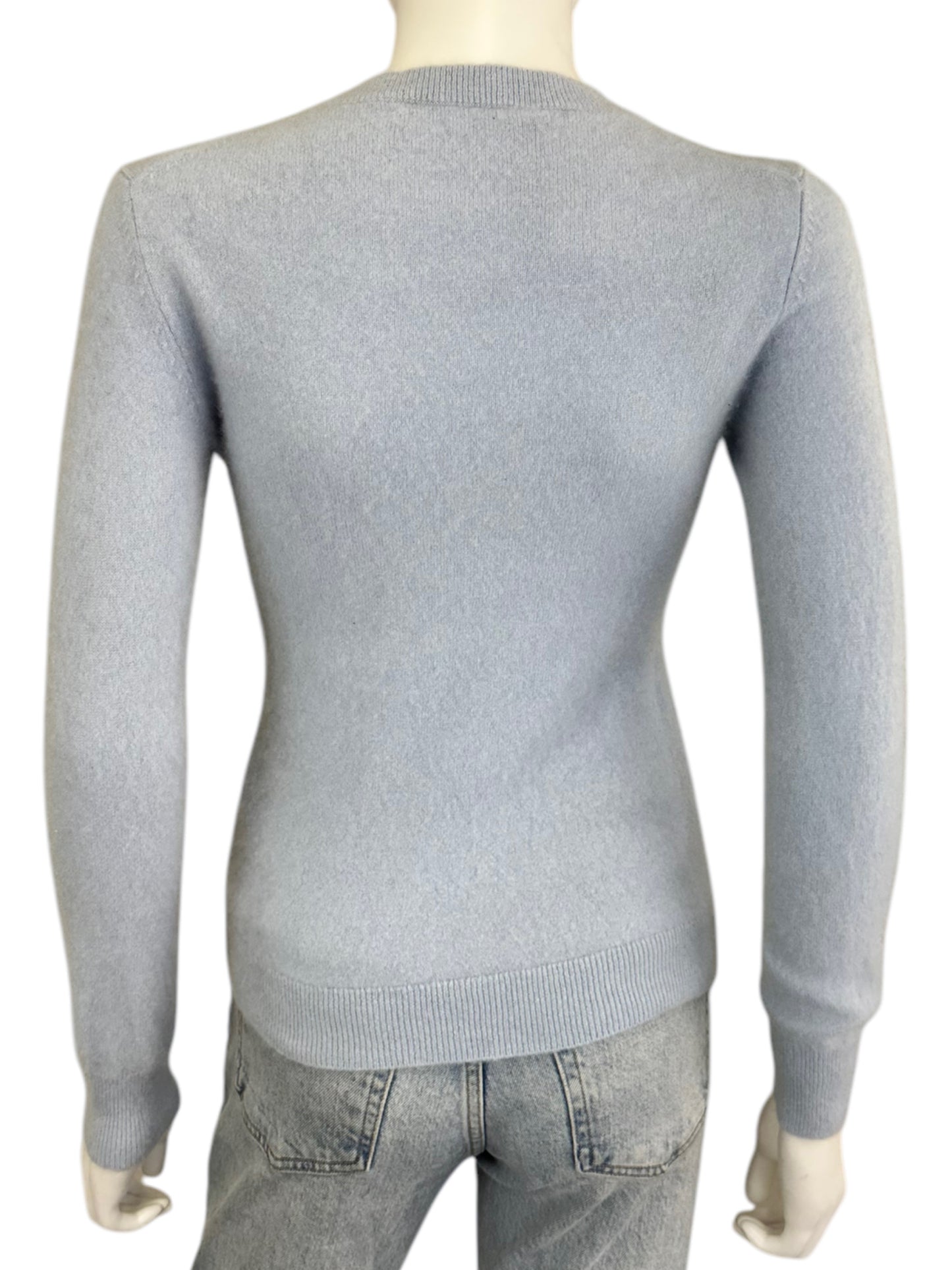 ANTONIO MELANI Blue Cashmere Sweater Size S