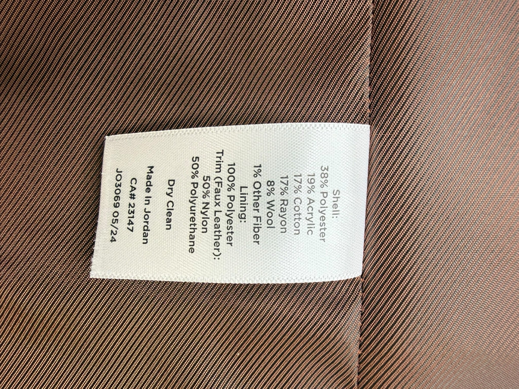 Talbots NWT Autumn Check Relaxed 90's Blazer Size 12