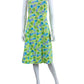 Lilly Pulitzer Vintage Green Toucan Bird Strapless Dress Size 10