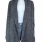 WHITE + WARREN 100% Cashmere Gray Cardigan Size L