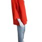 EILEEN FISHER Orange Blouse Size XL