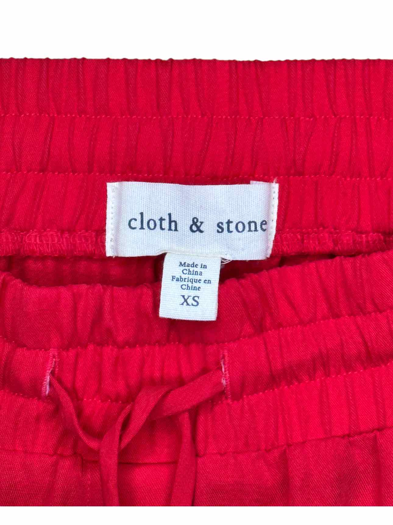 cloth & stone Red Button-Down Maxi Skirt Size XS