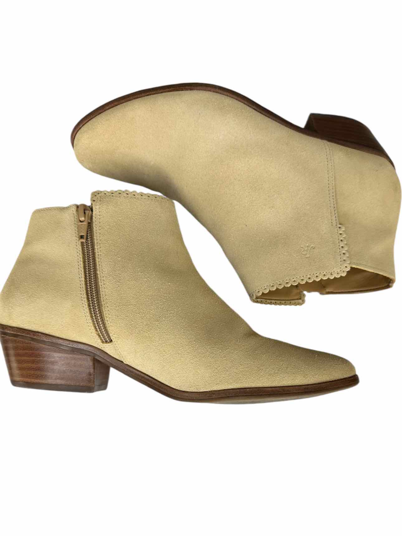 Jack Rogers Cream Suede Bailee Booties Size 9