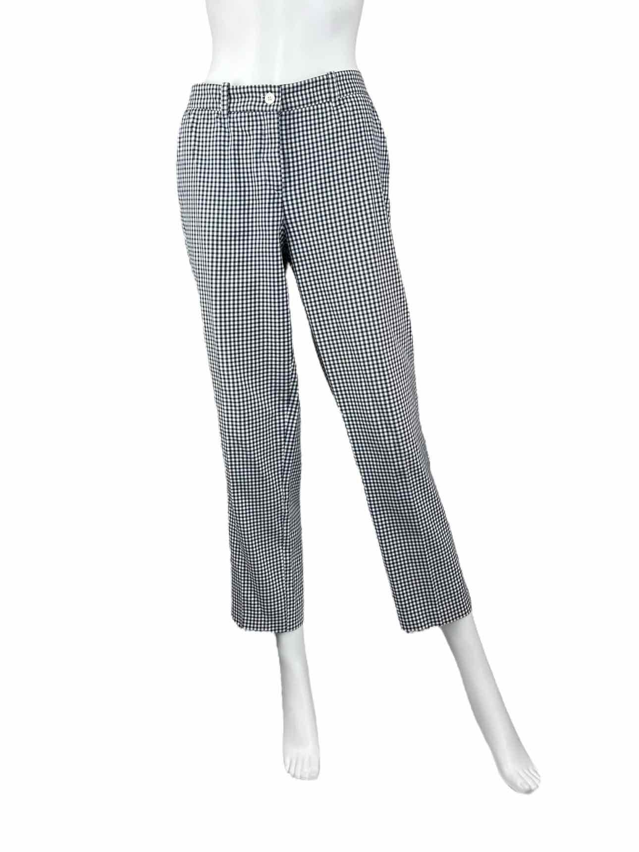 MICHAEL KORS Blue Gingham Check Pants Size 6