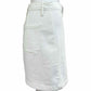 FRAME White Denim Mini Skirt Size 27