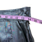 EQUIPMENT Metallic Silver Pleated Culottes Size S