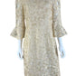 Adrianna Papell Cream Floral Lace Cocktail Dress Size 10
