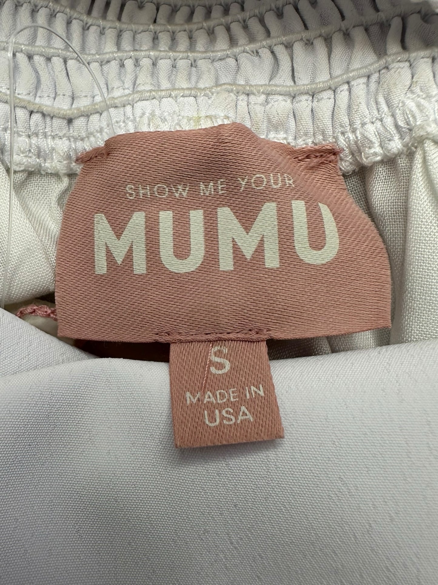 SHOW ME YOUR MUMU White Casual Dress Size S
