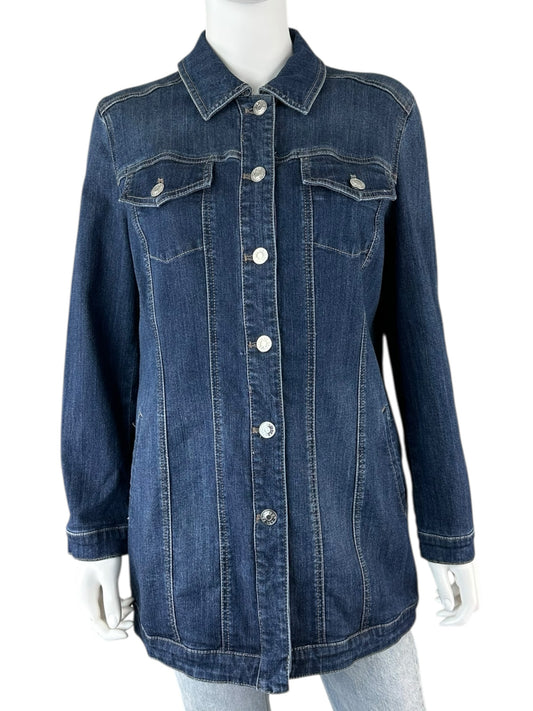 Chico's Size L Jacket - Denim