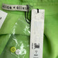 alice & olivia NWT Brady Ombre Floral Silk Button-Down Shirt Size S