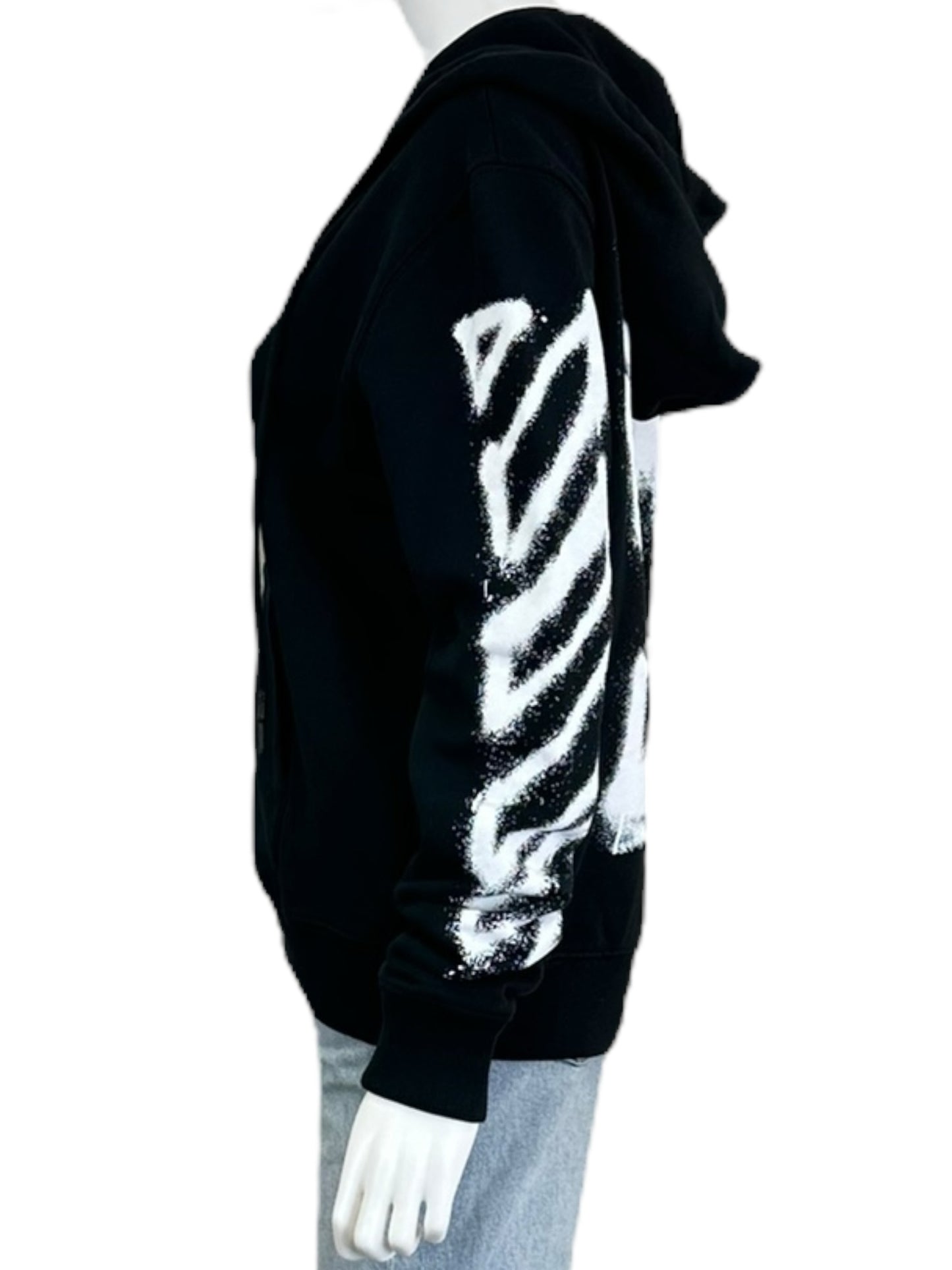 OFF WHITE Black Spray Arrow Jacket Size S