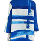 chicos Blue Crinkle Casual Jacket Size L