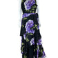 alex marie Black Floral Dress Size 12