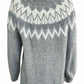 chicos Gray Nordic Sweater Size L