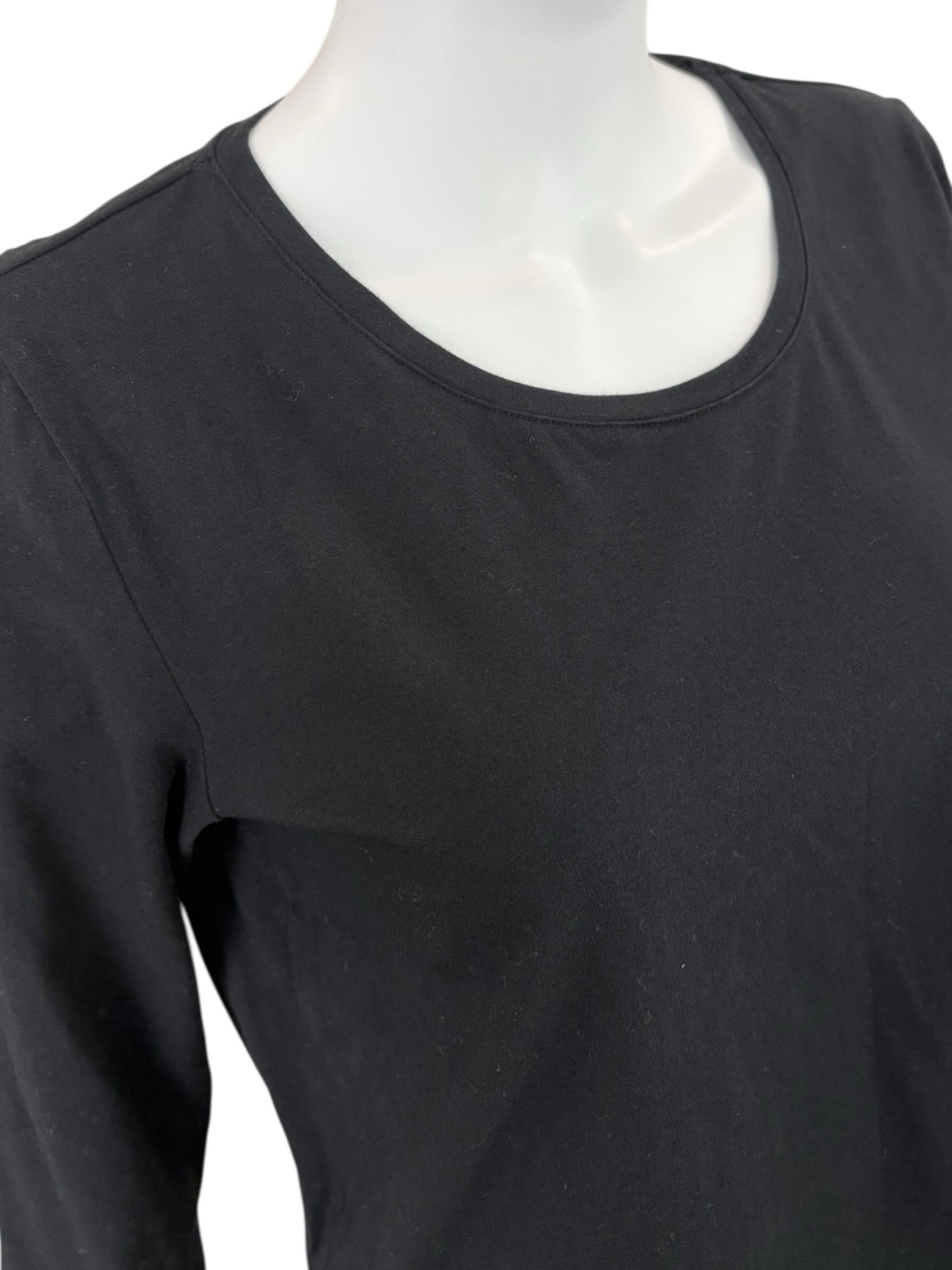 Yves Saint Laurent Black Knit Top Size XL