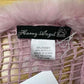Harry Angel Pastel Pink Rabbit Fur Shawl Size O/S
