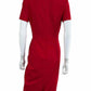 Calvin Klein NWT Red Knee Length Workwear Dress Size 4