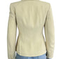 Ann Taylor Yellow Button Closure Blazer Size 2