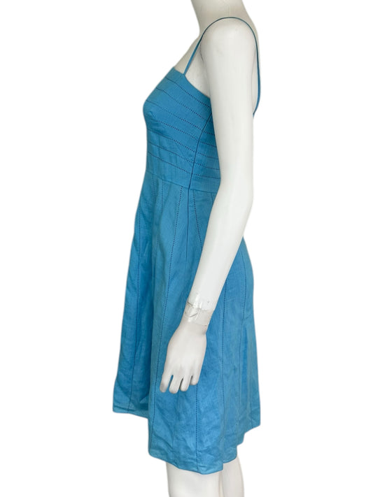 Ann Taylor 100% Linen Casual Dress Size 2P