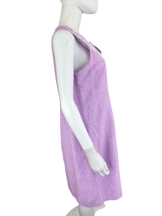 Talbots Light Purple Midi Dress Size 12