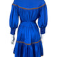 Alden Adair Cobalt Blue Charlotte Mini Dress Size XS