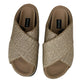 ROAM Cross Stack Raffia Platform Sandal Size 10