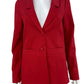 SHOW ME YOUR MUMU NWT Red Major Blazer Size XS